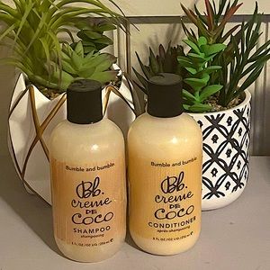 BUMBLE AND BUMBLE CREME DE COCO SHAMPOO fl oz AND CONDITIONER 8 fl oz NEW